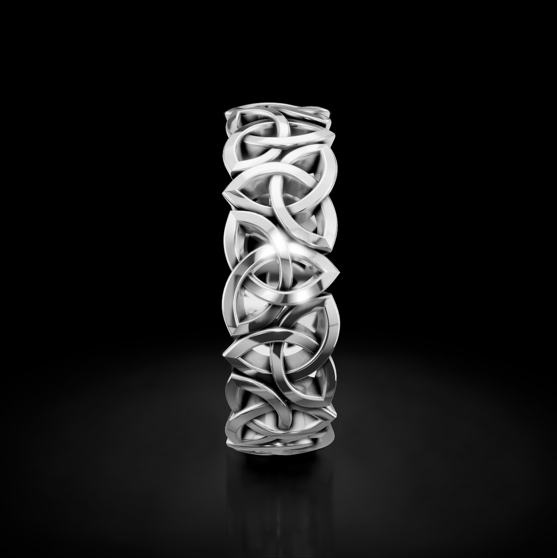 Elegant Celtic Knot Wedding Ring for Timeless Romance