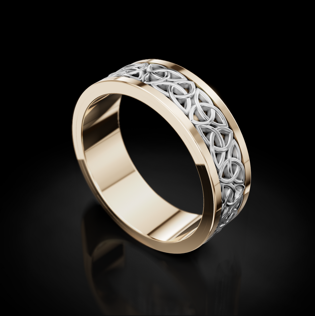 Celtic Knot Wedding Ring for Timeless Romance