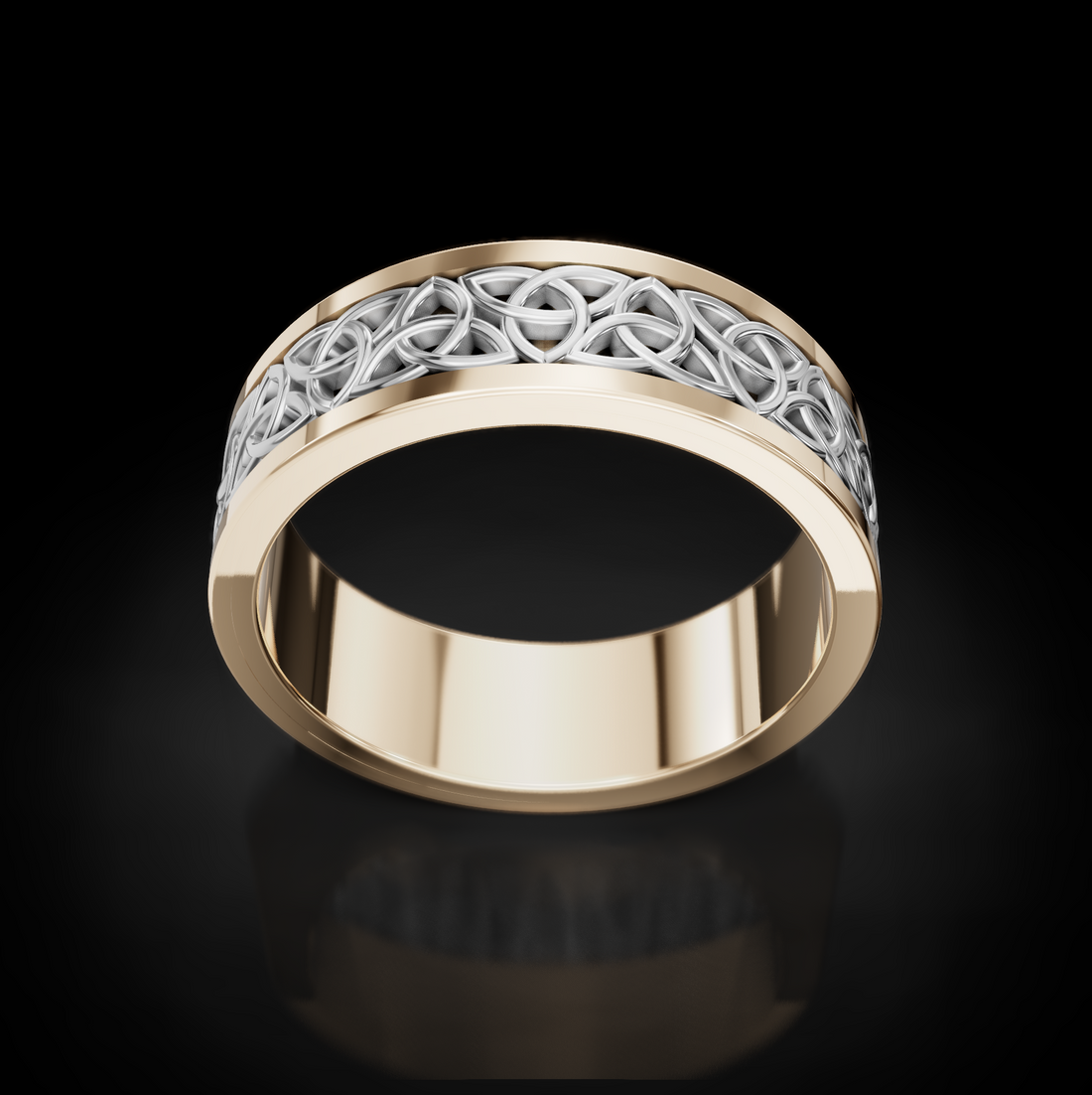 Celtic Knot Wedding Ring for Timeless Romance