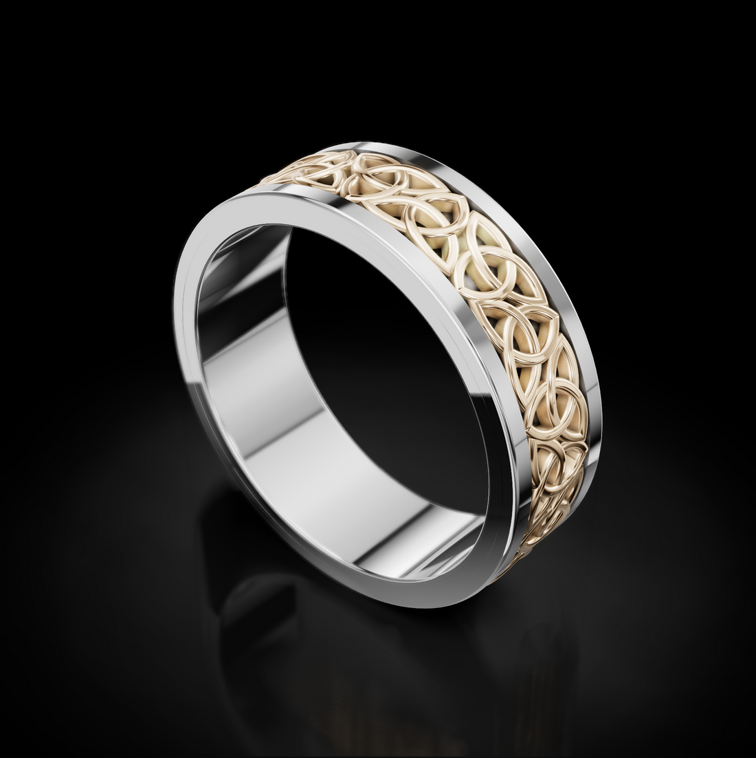 Celtic Knot Wedding Ring for Timeless Romance