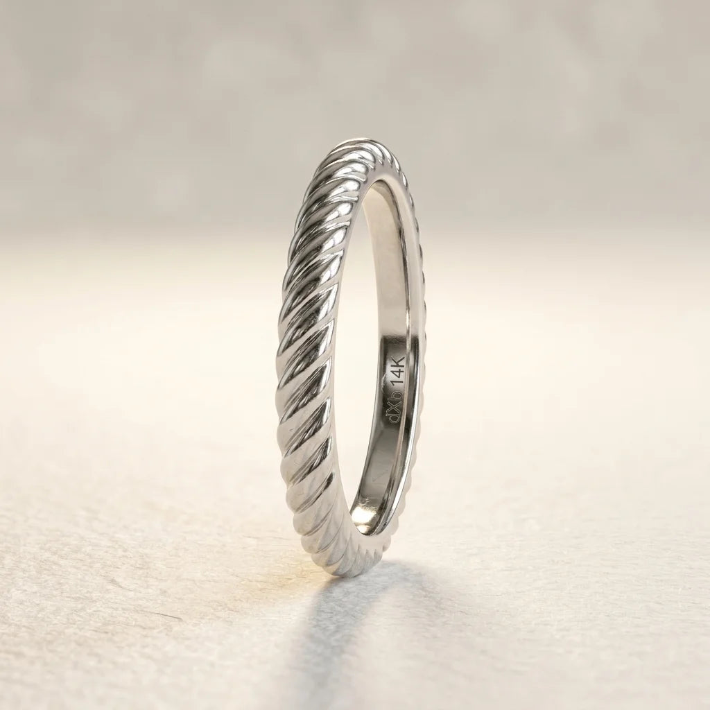 Artisan Twisted Rope Eternity Ring