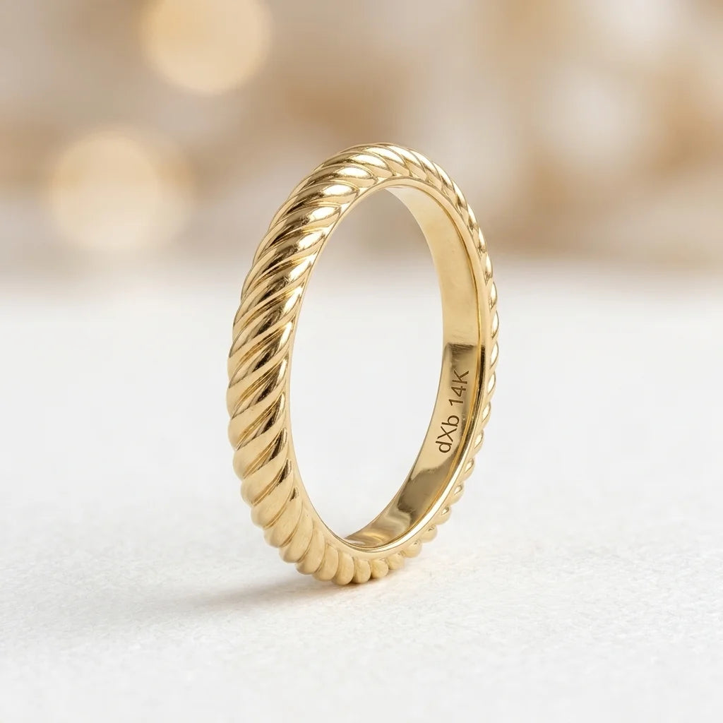 Artisan Twisted Rope Eternity Ring