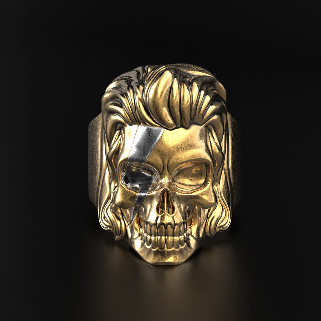 Rock ‘n’ Roll with a Skull Ring - David Bowie Themed Jewelry for Fans and Rebels