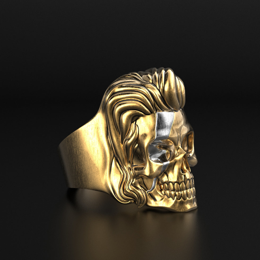 Rock ‘n’ Roll with a Skull Ring - David Bowie Themed Jewelry for Fans and Rebels