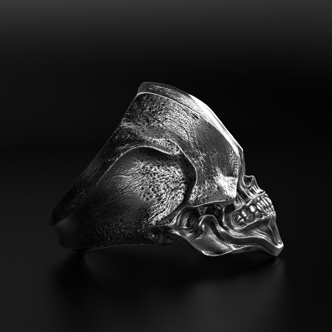 Premium Silver Skull Ring - Handcrafted, Gothic Jewelry for Men and Women