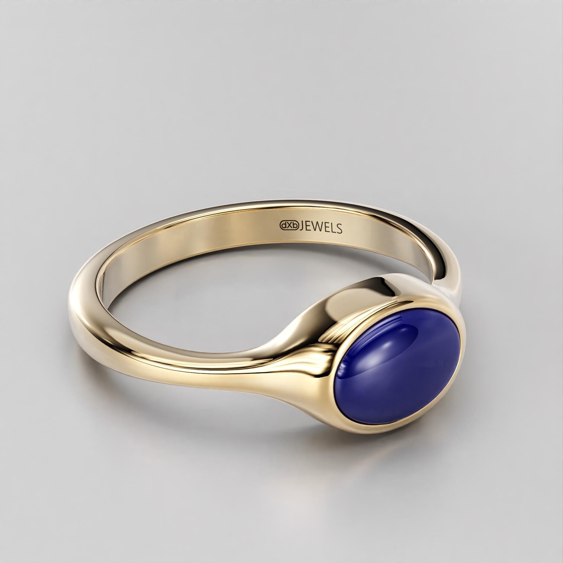 vintage oval onyx cabochon ring in sterling silver and gold, photo 7