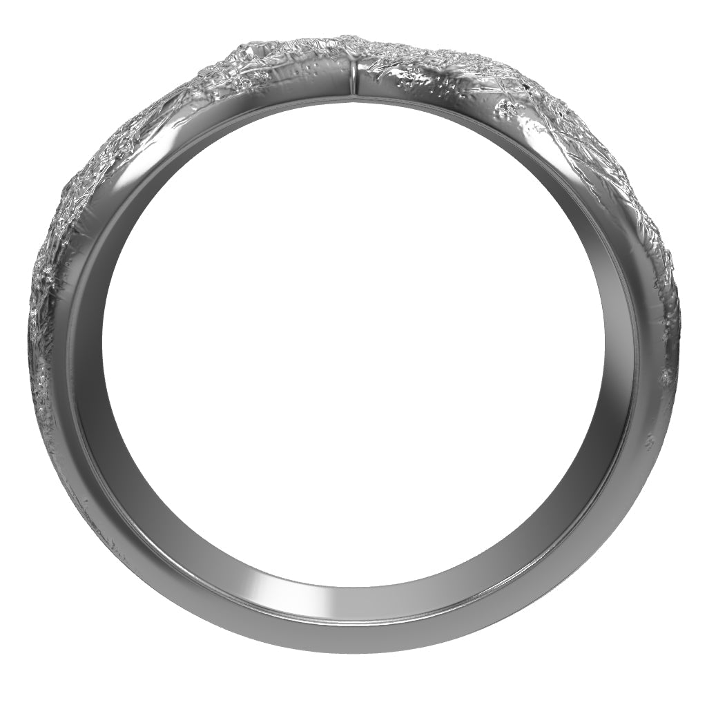 Men's Chevron Wedding Rings - dxbjewels