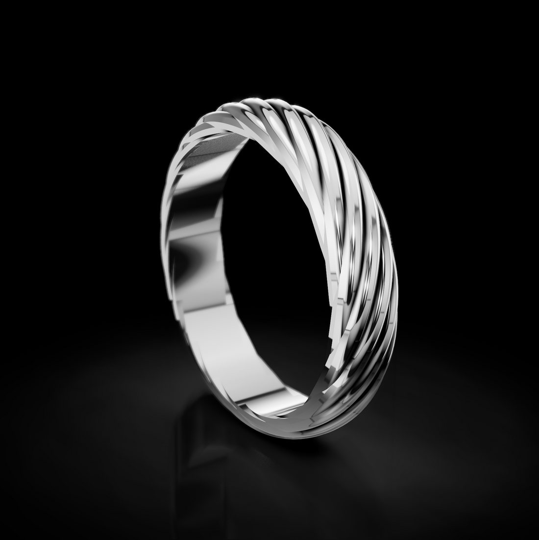 Eternal Twist Wedding Ring: Symbol of Infinite Love